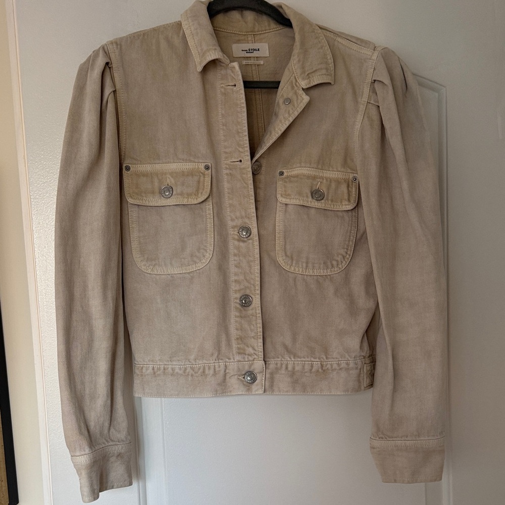 Isabel Marant Light Tan Jean Jacket